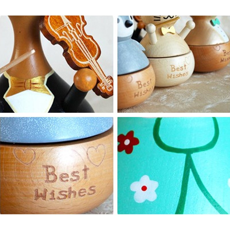 Animals Musician Music Box